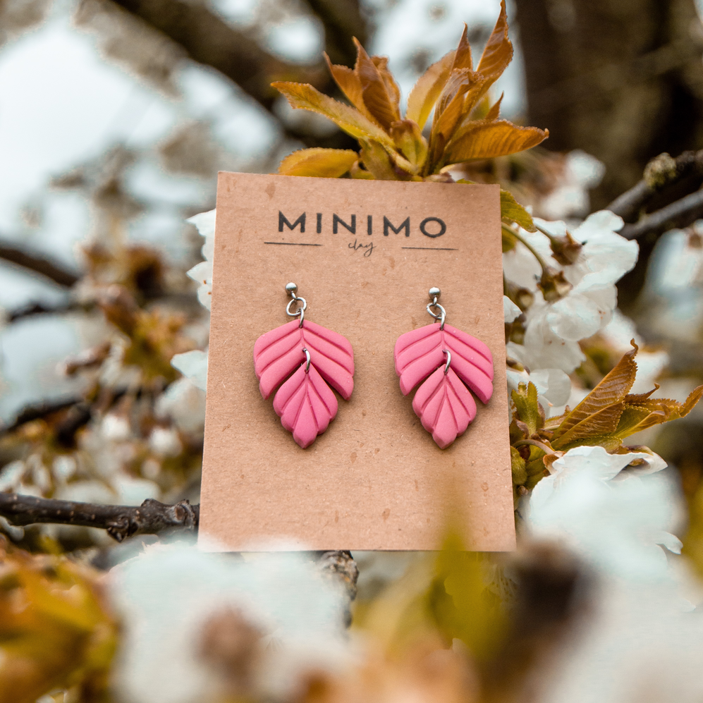 Visací náušnice - Peříčka