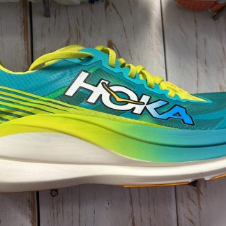 Závodní běžecká obuv – silniční, Hoka Rocket X2 Ceramic/Evening Primrose