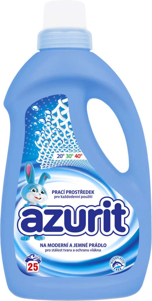 Azurit prací gel na moderní a jemné prádlo 62 praní, 2480 ml