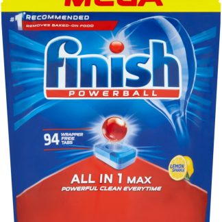 Finish tablety do myčky All in 1 Max Lemon, 94 ks