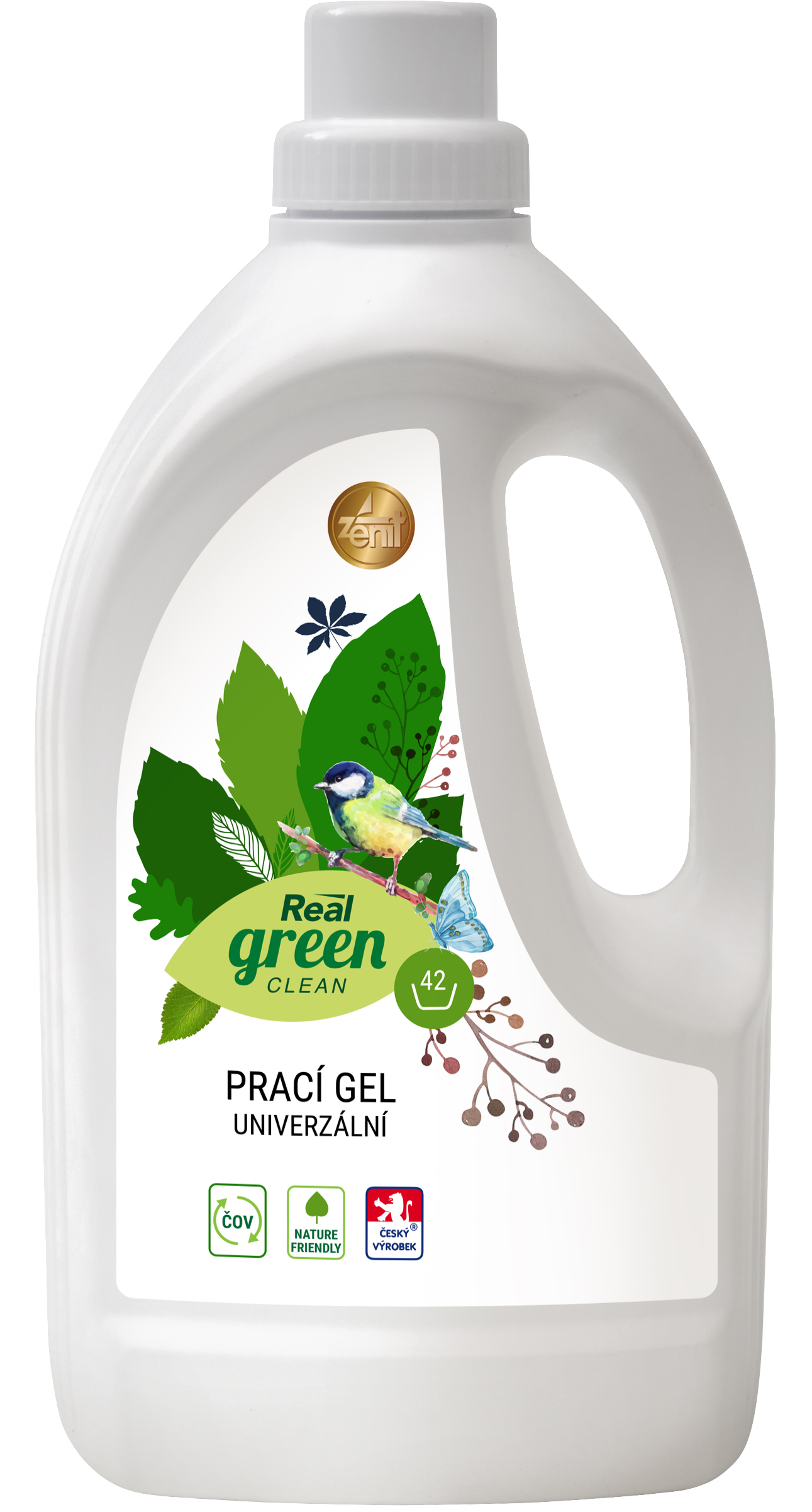Real Green Clean prací gel, 142 praní, 5 l