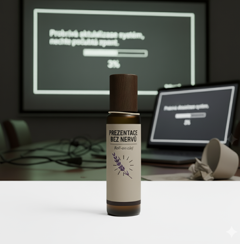 Roll-on olej - Prezentace bez nervu