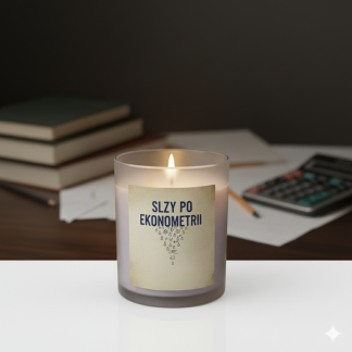 Aroma svíčka - Slzy po ekonometrii