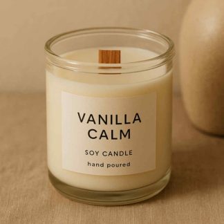Sójová svíčka „Vanilla Calm“