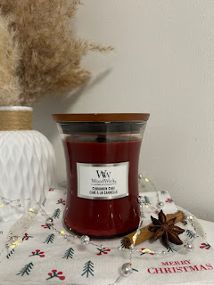 Svíčka WoodWick - Cinnamon Chai