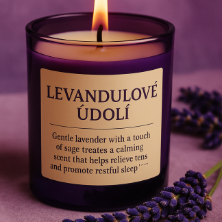 Svíčka Levandulové údolí