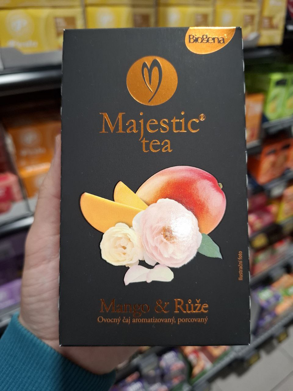 Biogena Majestic Ovocný čaj mango & růže