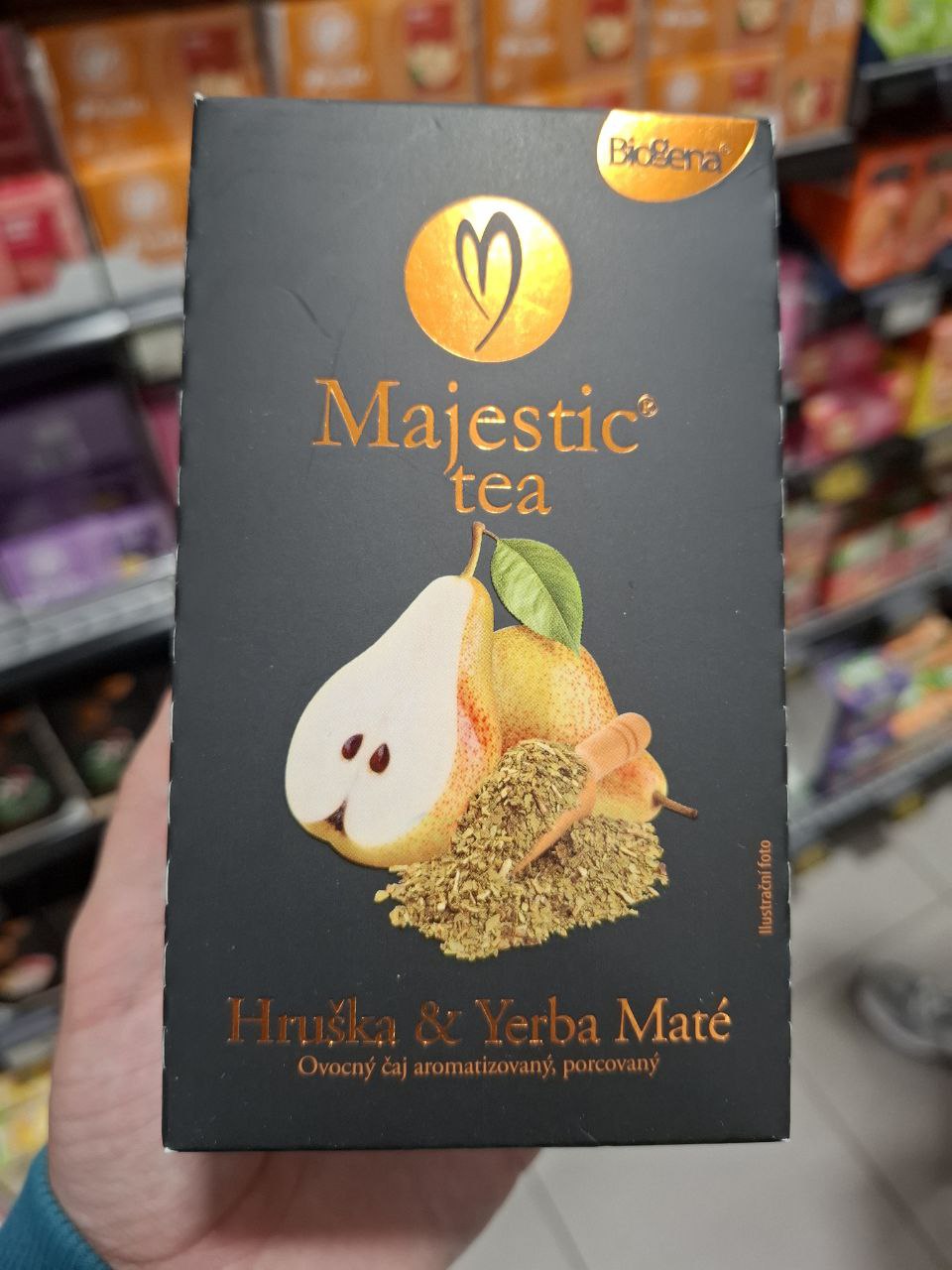 Biogena Majestic Ovocný čaj Hruška & Yerba Maté